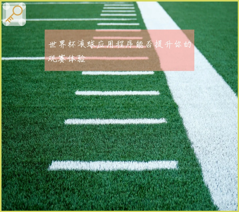 世界杯滚球应用程序能否提升你的观赛体验
