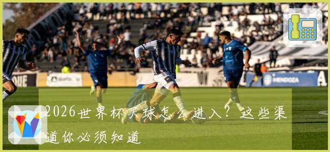 2026世界杯买球怎么进入？这些渠道你必须知道